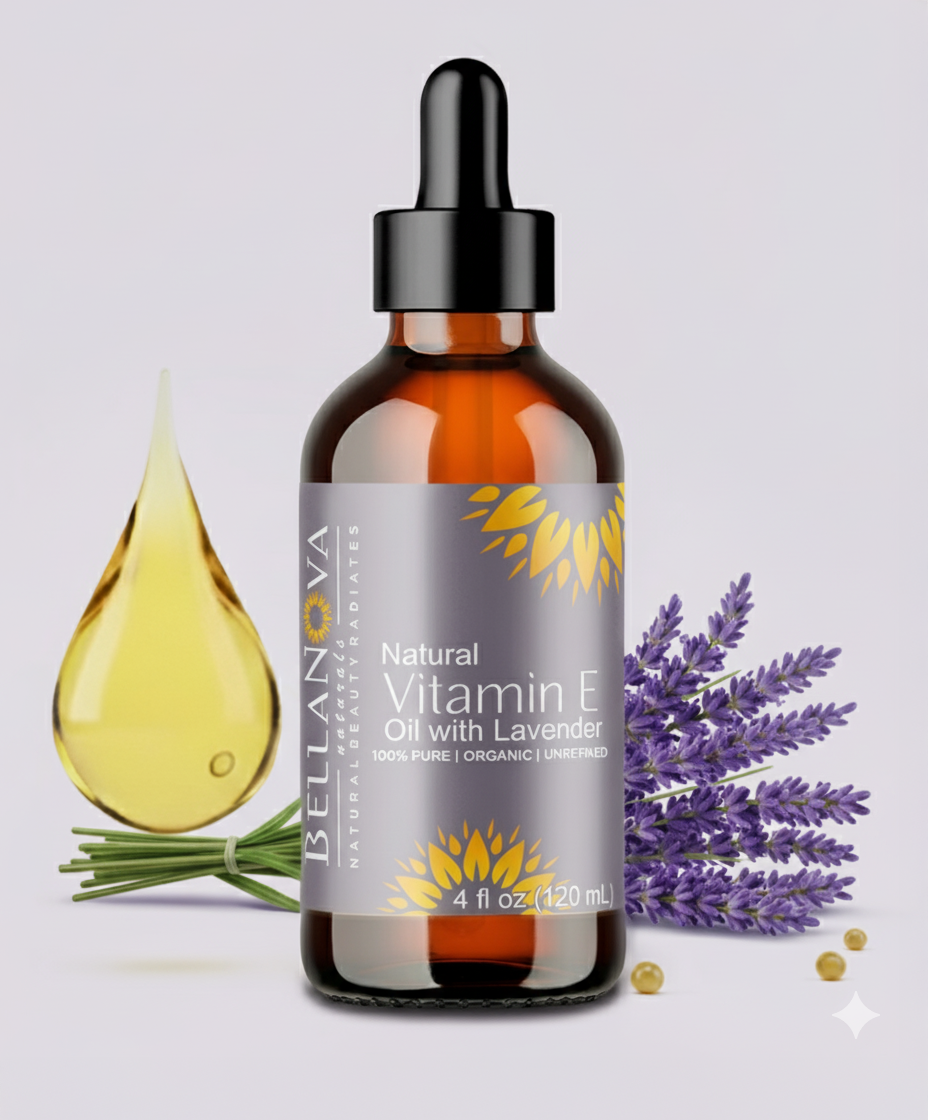 Vitamin E with Lavender Oil Organic Cold-Pressed – Nourish Skin & Hair Naturally