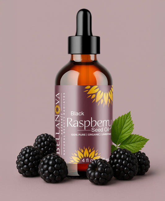 Black Raspberry Seed Oil - | Cold-Pressed Oil for Skincare, Haircare