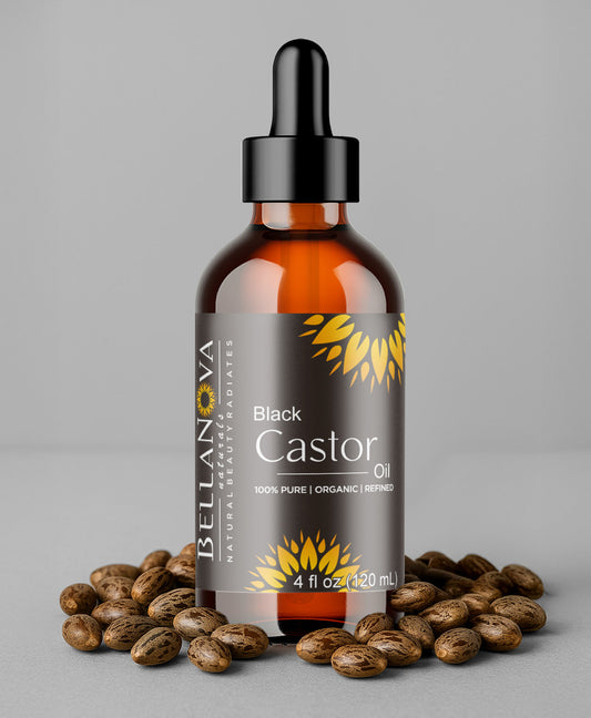 Black Castor Oil | Cold-Pressed Premium Oil for Skincare & Haircare