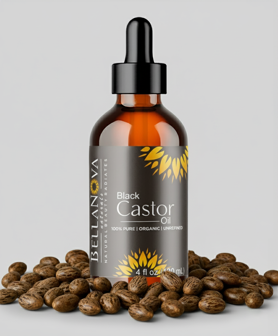 Black Castor Oil | Cold-Pressed Premium Oil for Skincare & Haircare