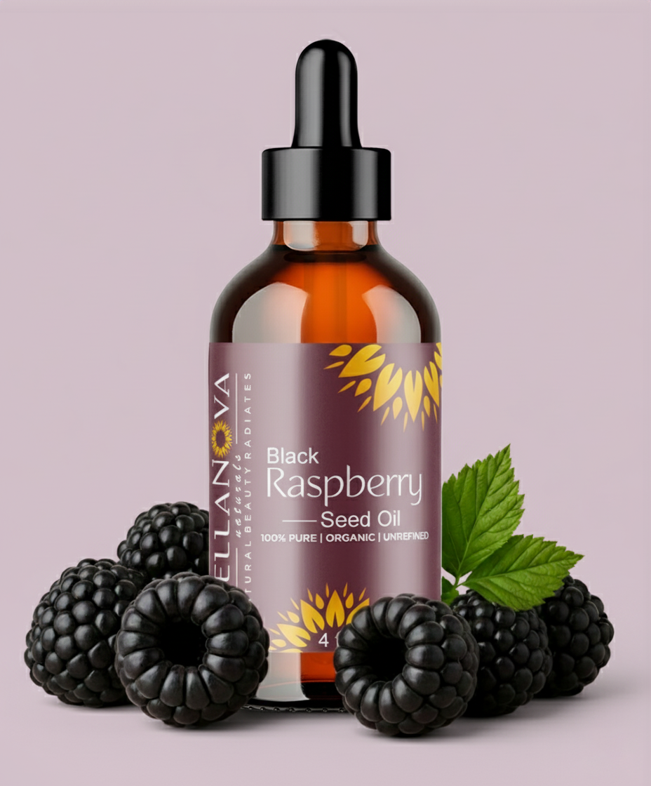 Black Raspberry Seed Oil - | Cold-Pressed Oil for Skincare, Haircare