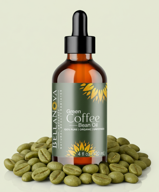 Green Coffee Bean Oil | Cold-Pressed Organic Oil for Skincare & Haircare