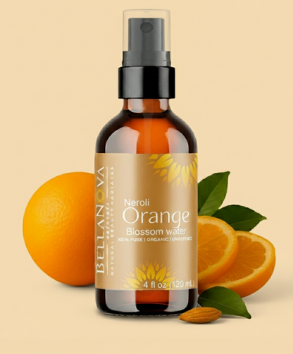 Organic Neroli Orange Blossom Hydrosol – Uplift, Tone & Revive Skin