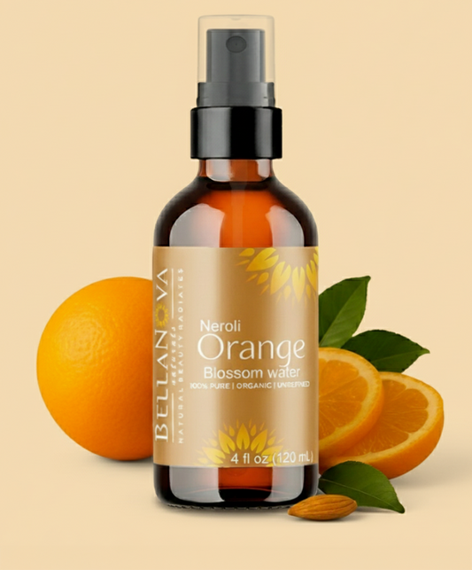 Organic Neroli Orange Blossom Hydrosol – Uplift, Tone & Revive Skin