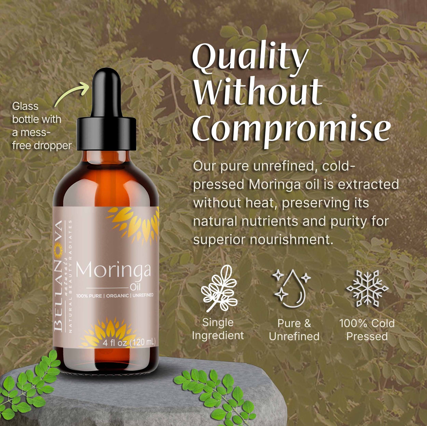 Moringa oil  Organic Cold-Pressed – Nourish Skin & Hair Naturally