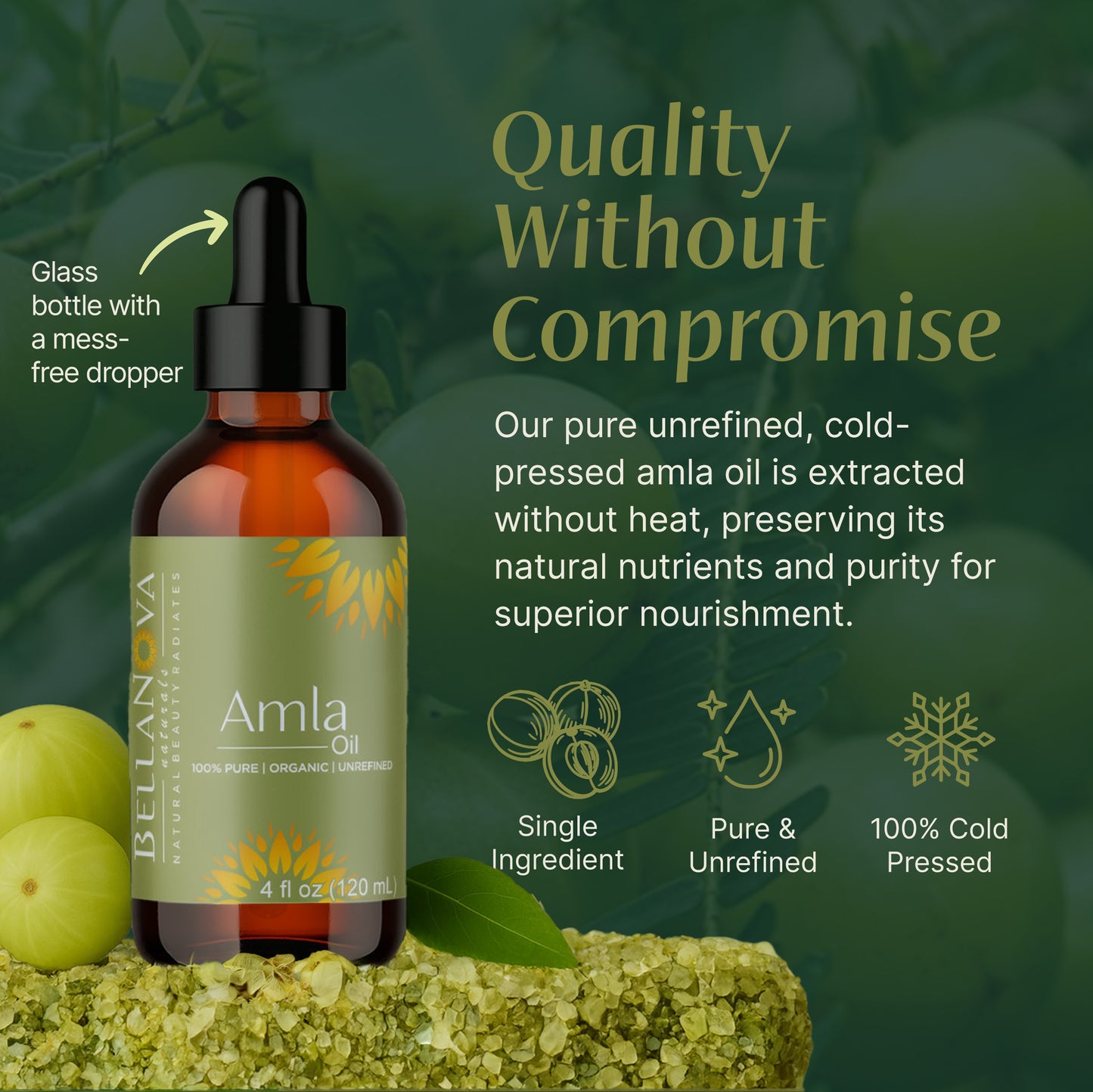 Revitalizing Pure Amla Cold-Pressed Oil