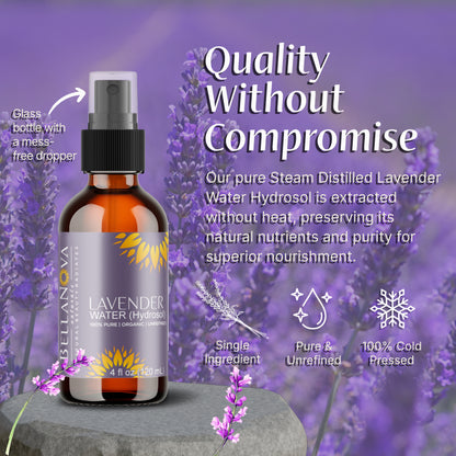 Organic Lavender Hydrosol – Calm, Hydrate & Revitalize Skin