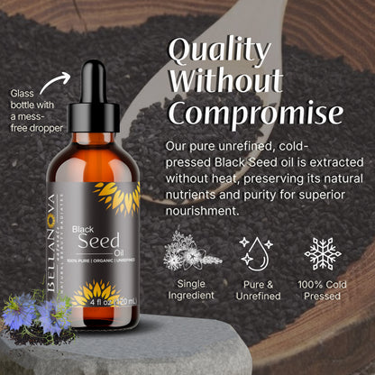 Black seed Oil Unrefined Cold-Pressed – Nourish Skin & Hair Naturally