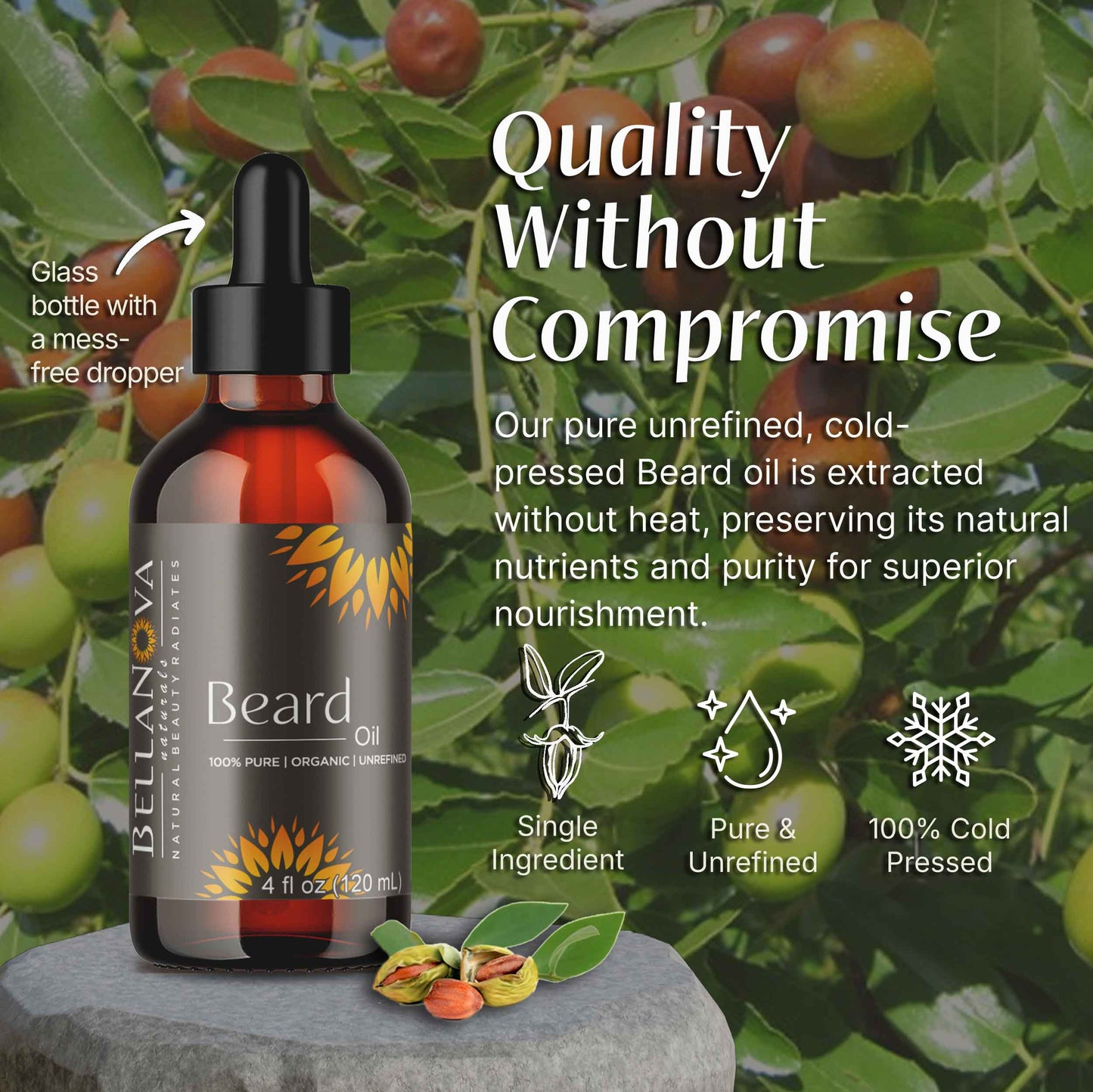 Beard Oil | Unrefined Organic Oil for Beard