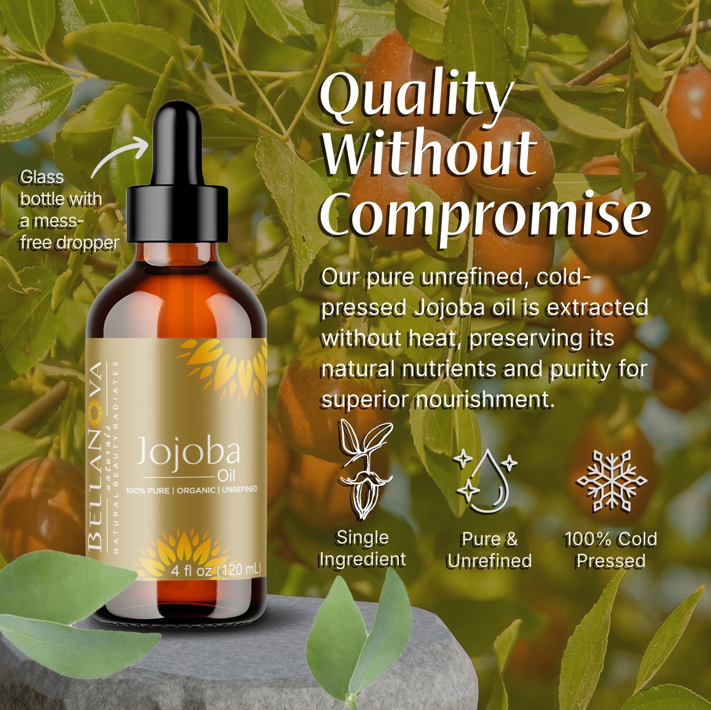 Jojoba Oil | Unrefined Organic Oil for Skincare & Haircare