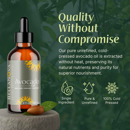 Avocado Oil | Cold-Pressed Organic Oil for Skincare & Haircare