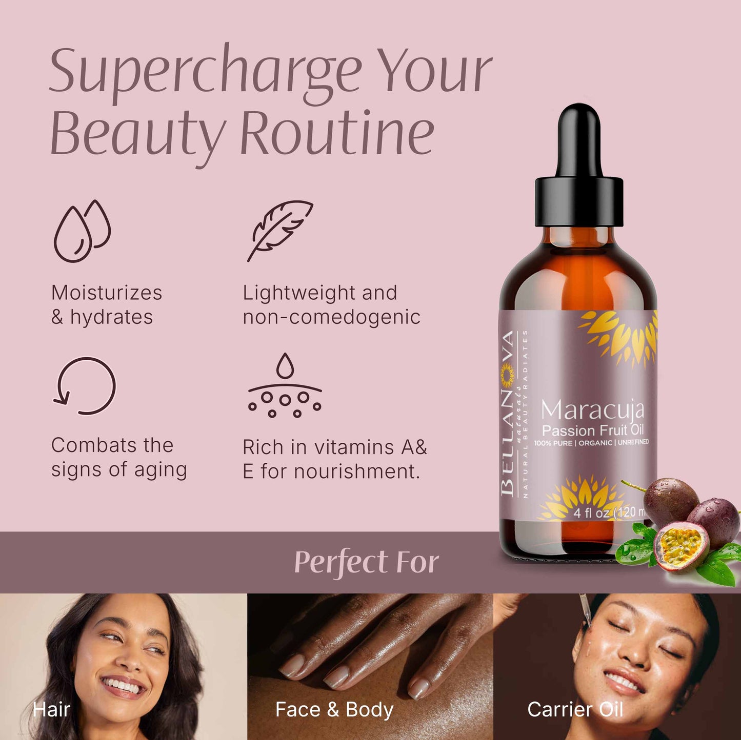 Maracuja Unrefined Cold-Pressed – Nourish Skin & Hair Naturally