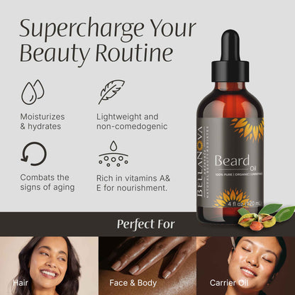 Beard Oil | Unrefined Organic Oil for Beard