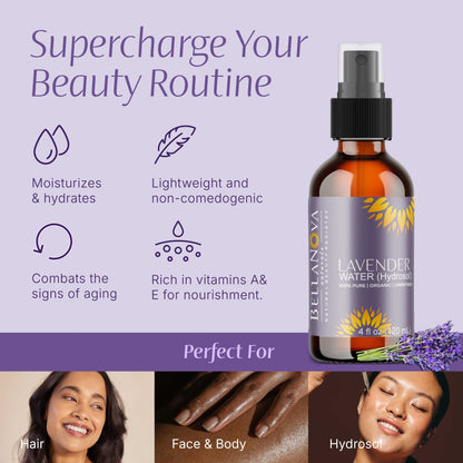 Organic Lavender Hydrosol – Calm, Hydrate & Revitalize Skin
