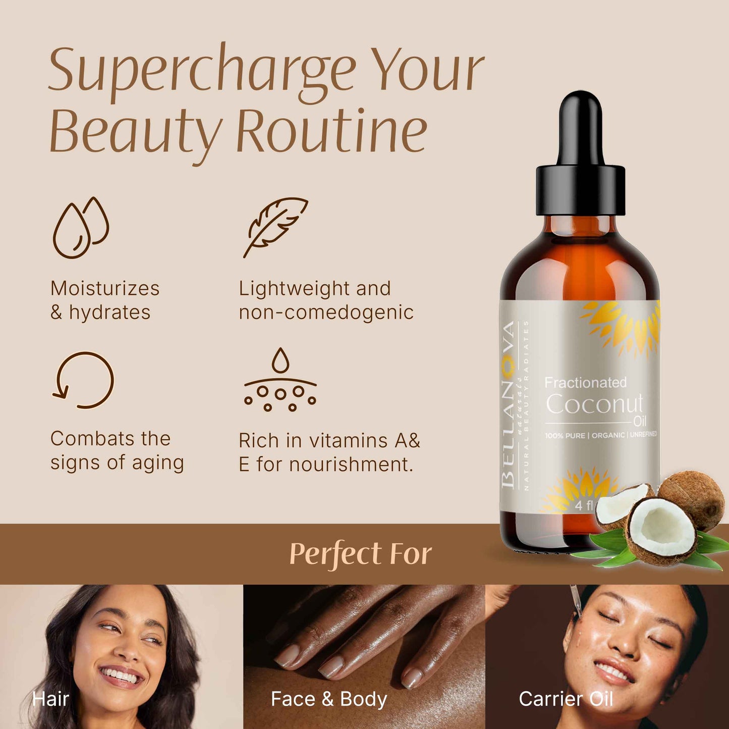 Coconut Oil Unrefined Cold-Pressed – Nourish Skin & Hair Naturally