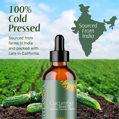 Cucumber Oil Unrefined Cold-Pressed – Nourish Skin & Hair Naturally