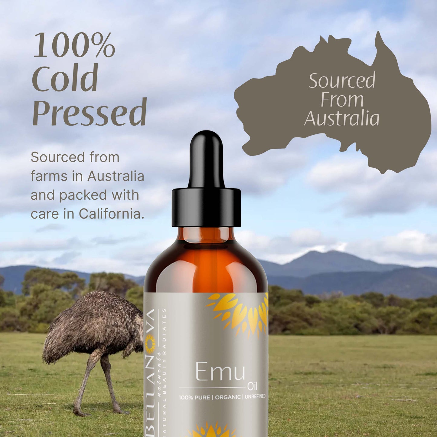 Emu Oil | Unrefined Organic Oil for Skincare & Haircare