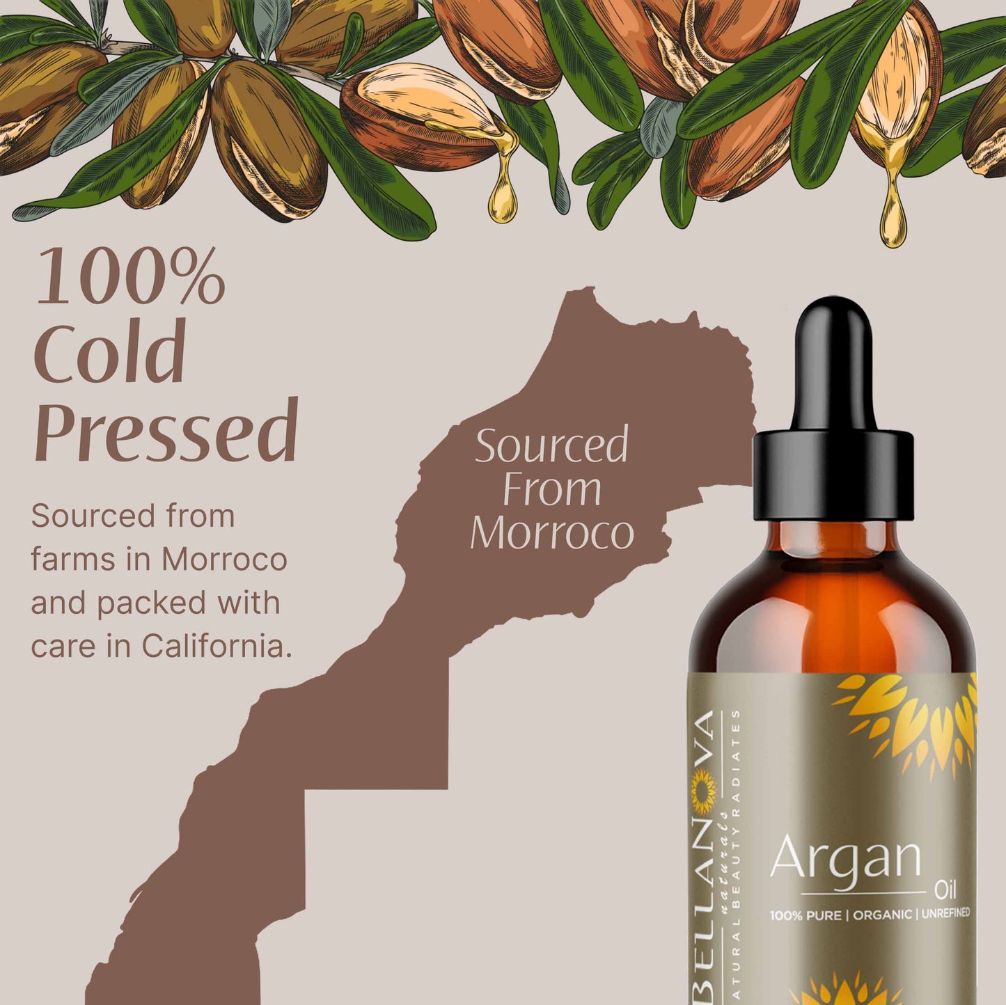 Argan Oil Organic Cold-Pressed – Nourish Skin & Hair Naturally