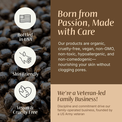 Castor Oil Unrefined Cold-Pressed – Nourish Skin & Hair Naturally