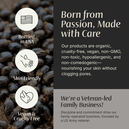 Black Castor Oil | Cold-Pressed Premium Oil for Skincare & Haircare