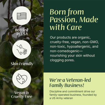 Avocado Oil | Cold-Pressed Organic Oil for Skincare & Haircare