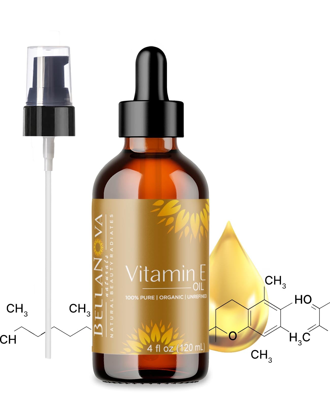 Vitamin E Oil Unrefined Cold-Pressed – Nourish Skin & Hair Naturally