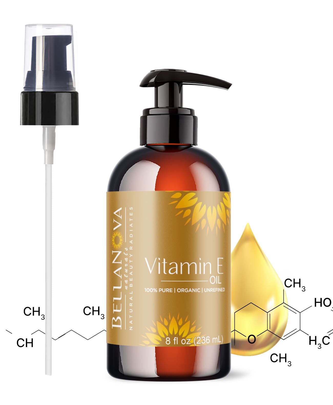 Vitamin E Oil Unrefined Cold-Pressed – Nourish Skin & Hair Naturally